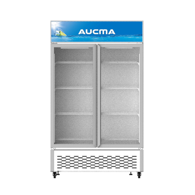 Single-temperature Popular New Products Upright Beverage Freezer With Light Box Popsicle Ice Cream Beverage Display Cabinet